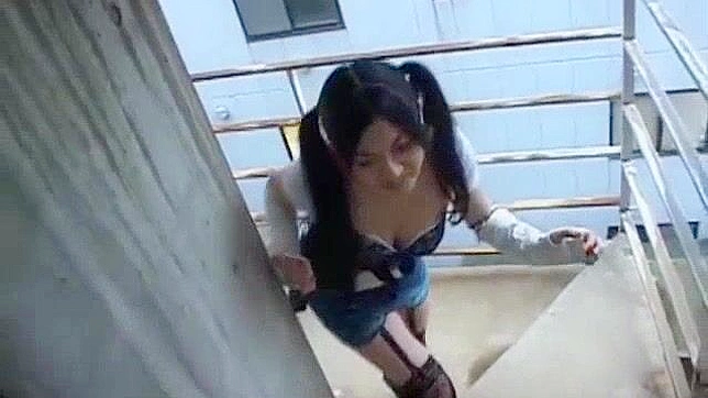 Japanese Whore Saori Hara in Incredible Outdoor JAV, Stockings/Pansuto Scene