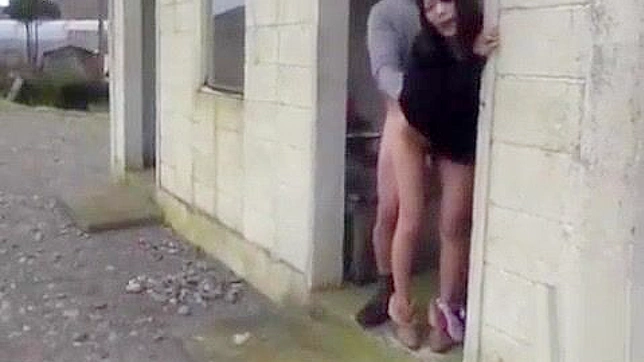 Jav Uncensored ~ Public Outdoor Sex at Train Station with Japanese Guy & Girl