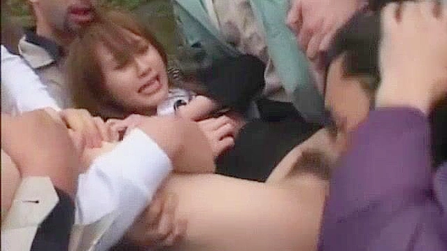 Jav Sensation ~ Moe Kimijima's Public Fingering Takedown