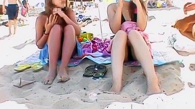 Japanese Babe in Bikini Gets Outdoor Fucking on the Beach