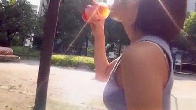 Japanese Pornstar Airi Suzumura's Outdoor Solo Sex Session ~ Hot Jav Clip