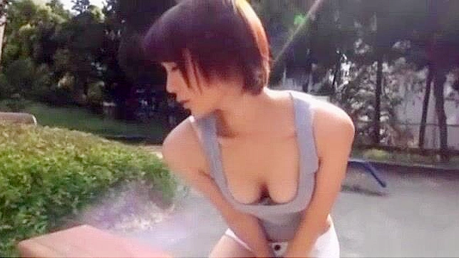 Japanese Pornstar Airi Suzumura's Outdoor Solo Sex Session ~ Hot Jav Clip