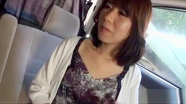 Jav Milf Gives Handjob in Car - Exclusive Japanese Porn Video