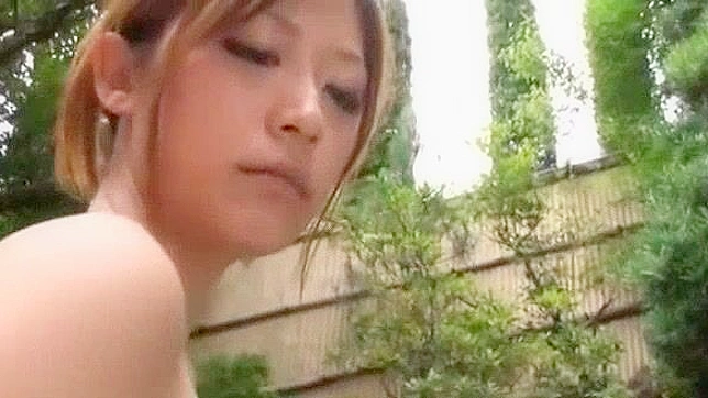 Jav Pornstar Haruki Sato's Outdoor Big Tits Performance