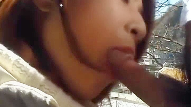 Jav Mature Asian Babe Gives Outdoor Blowjob