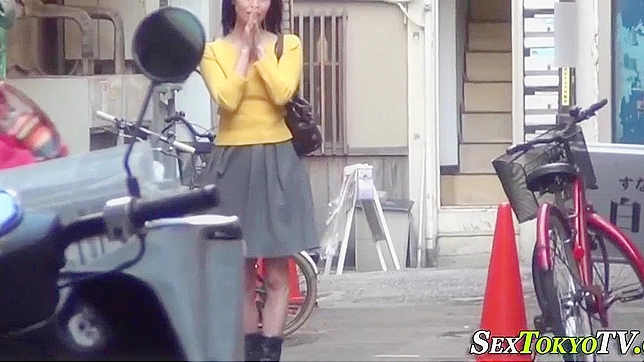 Japanese Flashing Kinky Underwear In Public - NSFW