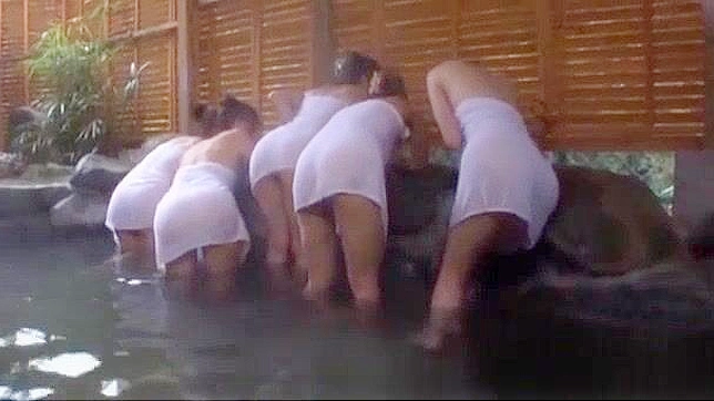 Jav Amateurs Gone Wild in Public Onsen ~ Steamy Group Sex Action!