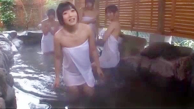 Jav Amateurs Gone Wild in Public Onsen ~ Steamy Group Sex Action!