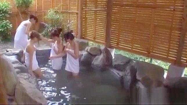 Jav Amateurs Gone Wild in Public Onsen ~ Steamy Group Sex Action!