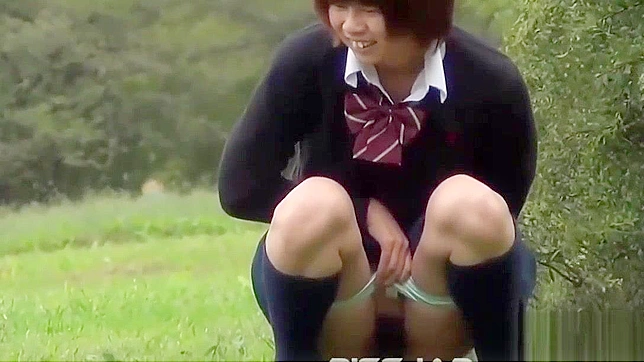 Jav Pornstar Receives Rough Piss Play in Public Park - Jap Fetish Video