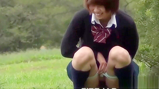 Jav Pornstar Receives Rough Piss Play in Public Park - Jap Fetish Video