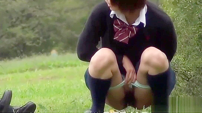 Jav Pornstar Receives Rough Piss Play in Public Park - Jap Fetish Video