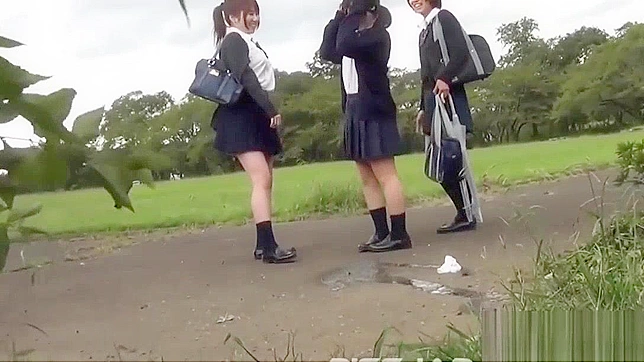 Jav Pornstar Receives Rough Piss Play in Public Park - Jap Fetish Video