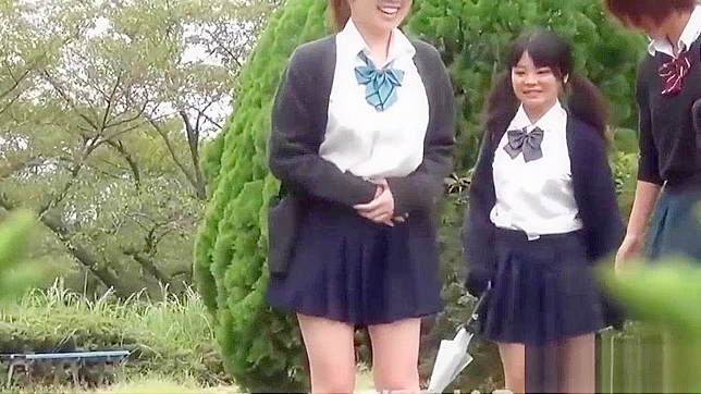 Jav Pornstar Receives Rough Piss Play in Public Park - Jap Fetish Video