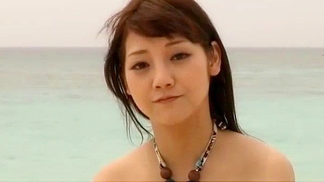 Japanese Pornstar Rei Mizuna in Racy Beach JAV Video