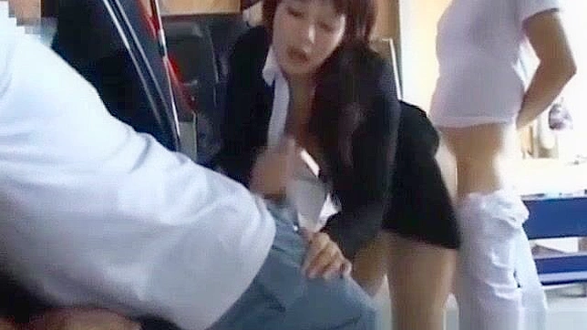 Jav Porn ~ Frustrated Japanese Lady Gets Down and Dirty in Public Sex Share