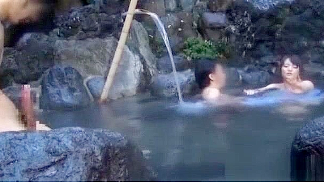 Japanese Beauty Exposed in Public Bathhouse - Naughty Jav Scene