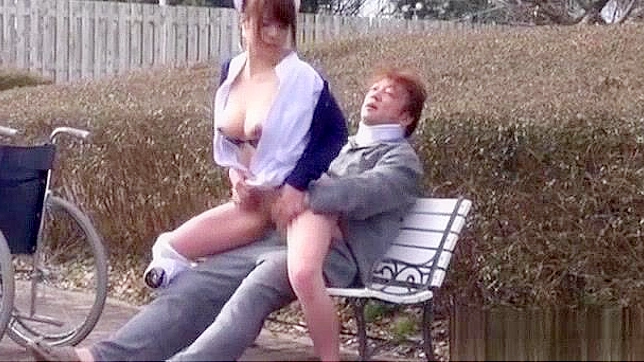 Jap Naughty Nurse Enjoys Outdoor Sex