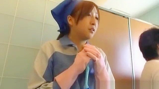 Jav Toilet Attendant Screenshot ~ Japanese Bathroom Cleaning Fetish ~ Javfull