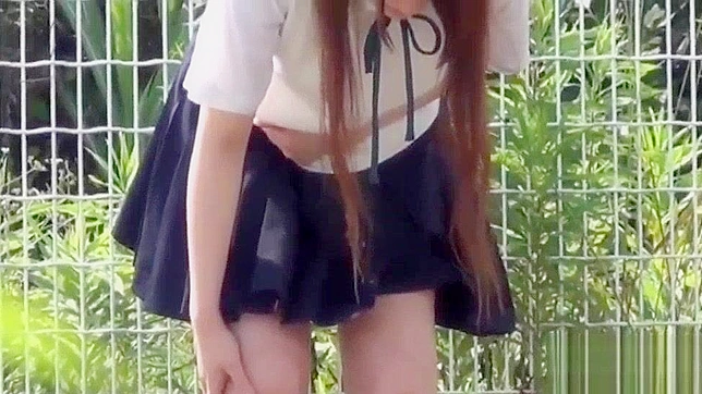 Jav Teenstudent Pissoutdoor