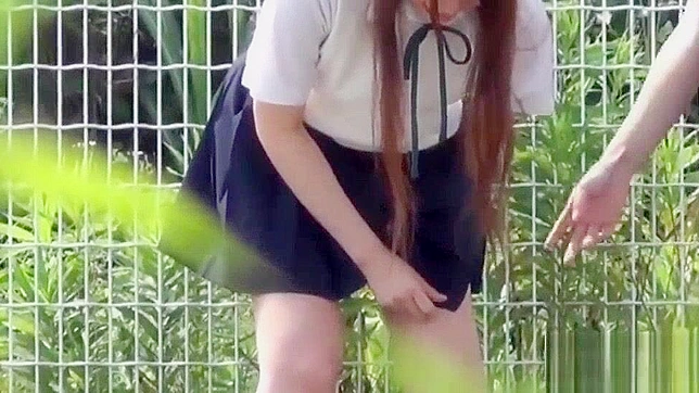 Jav Teenstudent Pissoutdoor