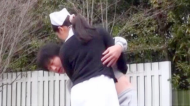 Jap Sex ~ Wild Japanese Nurse Loves Outdoor Action