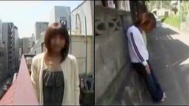 Japanese Pornstar Haruka Morimura in Public Outdoor Sex Scene