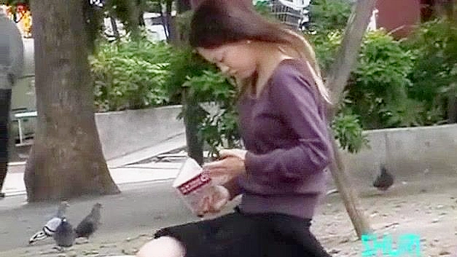 Japanese Pornstar Gets Fucked Hard in Public Outdoor JAV Scene