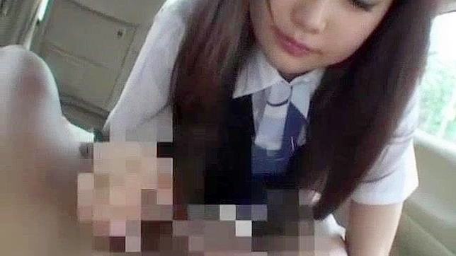 Japanese Porn - Outdoor Handjobs by Horny JAV Star