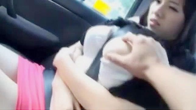 Jav Girl Azusa Nagasawa Masturbating in Car - Must Watch!