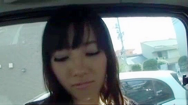 Jav Girl Azusa Nagasawa Masturbating in Car - Must Watch!