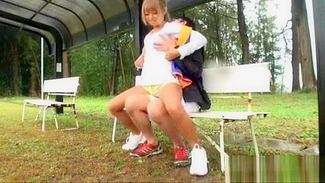 Jav Model Experiences Pleasureful Outdoor Sex with Bigger Man - Must Watch!