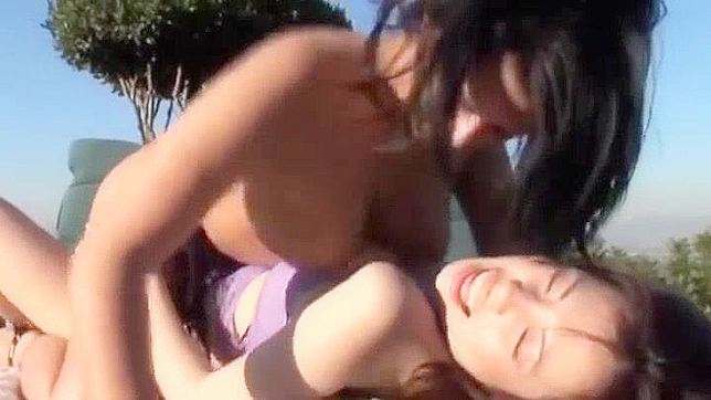 Japanese Lesbian Couple went Crazy in Front of Camera!