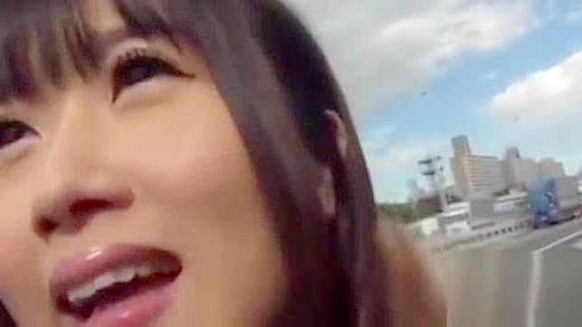 Jav porn ~ Engaging Hibiki Ohtsuki chokes on a big one ~ Jap sex video