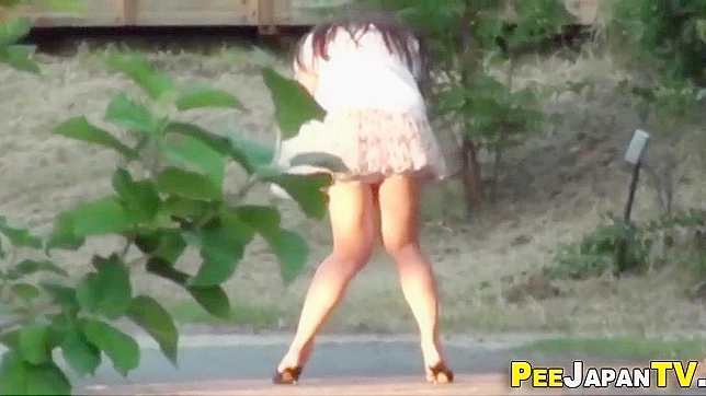 Jav Porn ~ Asian Pees Pink Panties - Japanese Pee Fetish Video