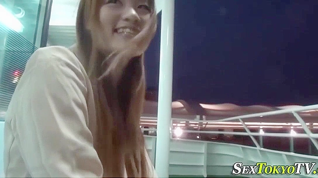 Jav Schoolgirl Gets Fucked by a Stranger in Public - Asian Slut Public Rubbing