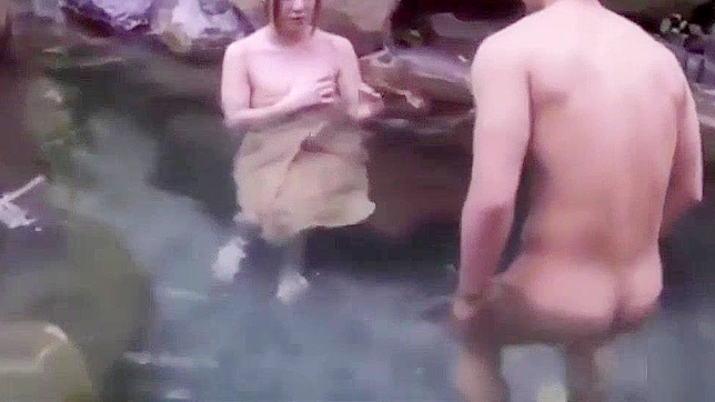 Jap Sex on Riverbank ~ Jap Sexual Encounter Caught on Camera