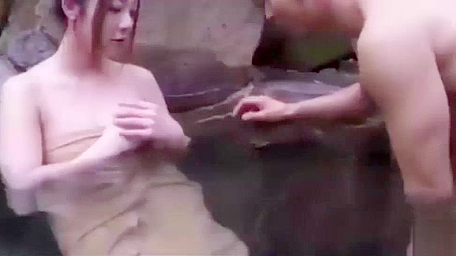 Jap Sex on Riverbank ~ Jap Sexual Encounter Caught on Camera