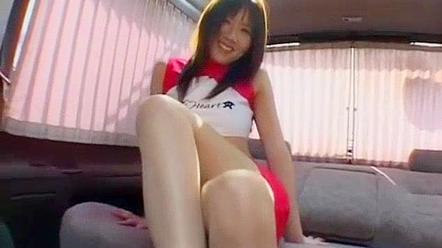 Jyuri Wakabayashi, Japanese Slut in Crazy Car, Outdoor JAV Video