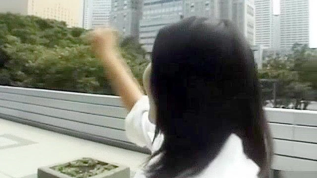 Jav Hiiragi Porn ~ Hot MILF Takes First Banging on the Roof