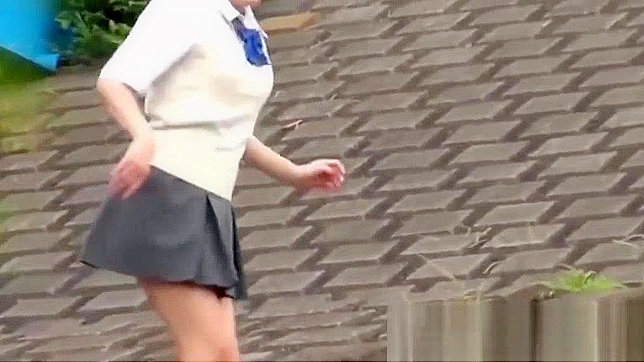 Jav Porn ~ Two Young Japanese Pupils go Head-to-Head in Outdoor Pissing Competition