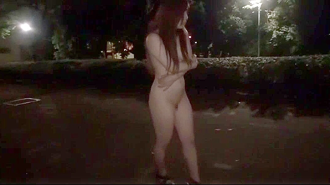 Japanese Pornstar Megu Hazuki in Hot Outdoor Masturbation Scene