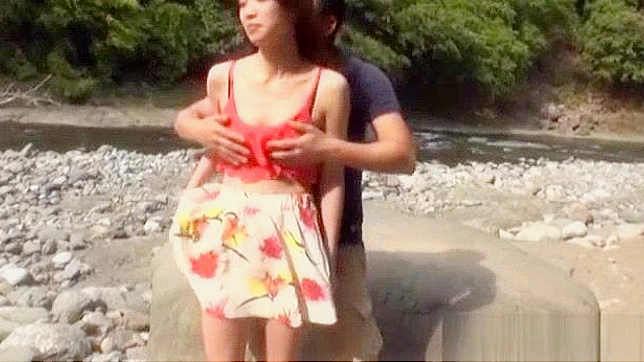 Jav Teen with Tiny Tits Gets Drill in Public