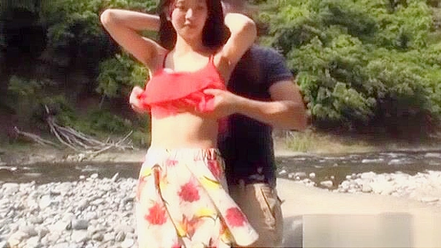 Jav Teen with Tiny Tits Gets Drill in Public