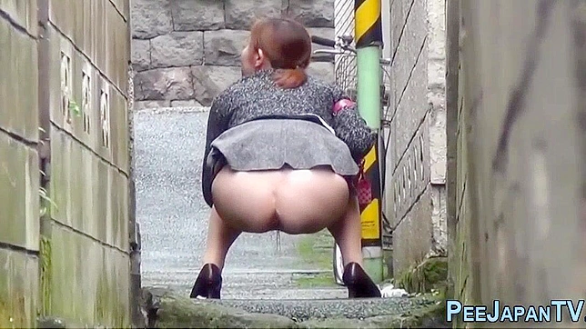 Jav Peeing Porn ~ Hot Heeled Asian Girl Outdoor Fetish