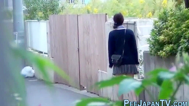 Jav Peeing Porn ~ Hot Heeled Asian Girl Outdoor Fetish