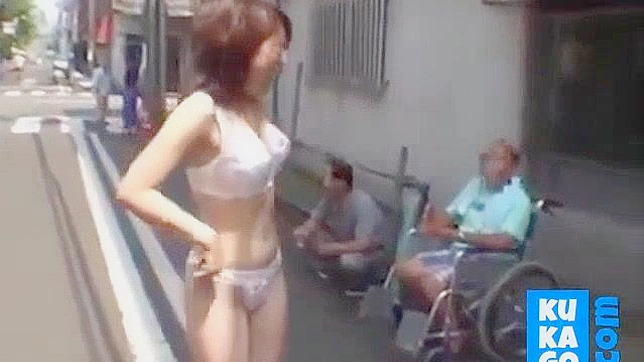 Jav ~ Japanese Girl Strips Naked In Crowded Area – Shocking Video