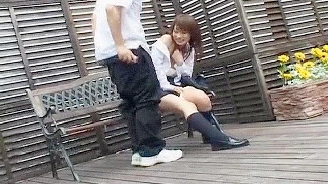 Japanese Babe Gives Blowjob Outdoors - JAV Porn Video