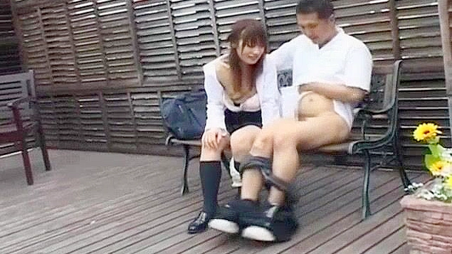 Japanese Babe Gives Blowjob Outdoors - JAV Porn Video