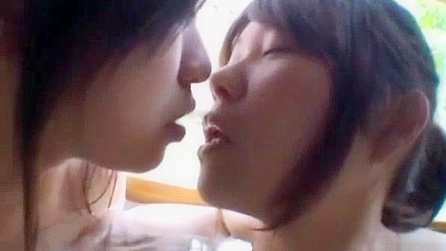 Jav Lesbian Foreplay in Japanese Onsen Bath ~ Subtitled Outdoor Pleasure